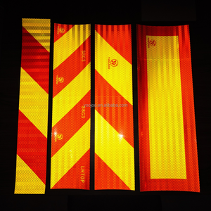 Hoge Zichtbaarheid Voertuig Achter Opvallende Markering <span class=keywords><strong>3M</strong></span> Reflecterende Sticker Tape Voor Truck Trailer - Product Image 4