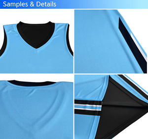 Maillot de basket-ball double face avec short - Product Image 2