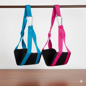 Sangles abdominales robustes Rexfit Sport pour barre de traction, coussinets de bras confortables pour les soulevés de jambes, renforcement du tronc et entraînement à domicile - Product Image 4