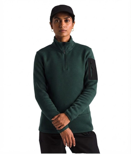Women zipper Long Sleeve Sweat Shirt Regular Fit Heavy <b>Weight</b> <b>Stand</b> Collar With Half Zipper 100% Cotton Fleece Ladies Shirts - Product Image 5