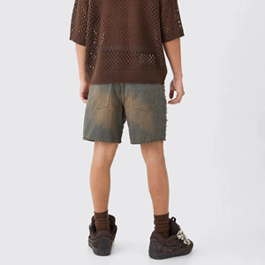 กางเกงยีนส์ขาสั้นทรงหลวมแฟชั่นฤดูร้อนคุณภาพดีเยี่ยม ระบายอากาศได้ดี สไตล์ลำลอง ทันสมัย  รุ่นใหม่ล่าสุด - Product Image 2