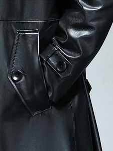 Abrigos de Cuero Cómodos para Hombre con Mangas Largas y Largo Regular, Precio Razonable, Servicio OEM - Product Image 3