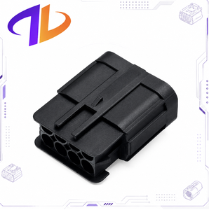 Connecteur de faisceau de câbles automobile 12V 3A, 8 broches mâle noir GT 280, avec contacts en cuivre scellés et boîtier en nylon, compatible - Product Image 2