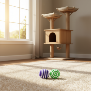 Juguete para Gatos Yommy, Bola de Sisal de 4.5cm, Juego Interactivo para Gatos - Product Image 3