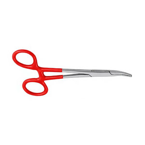 Pinzas Hemostáticas Manuales Premium Mosquito Forceps de 5 Pulgadas, Rectas y Curvas, con Mangos Recubiertos de PVC, de Acero Inoxidable Quirúrgico con Bloqueo - Product Image 4