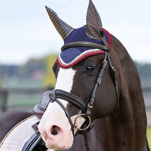 Bonnets anti-mouches pour chevaux en coton de haute qualité avec fonctions insonorisantes et anti-mouches par GUJJAR INTERNATIONAL - Product Image 2