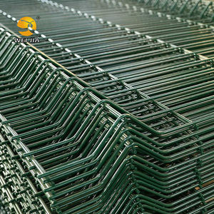 Clôture en maille en V enduite de PVC <span class=keywords><strong>rigide</strong></span> galvanisée par usine professionnelle clôture soudée de <span class=keywords><strong>grillage</strong></span> pour la clôture 3d de mur de limite - Product Image 1