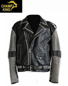 Chaqueta de Cuero Estilo Rock Vintage de Alta Calidad Premium - Product Image 6