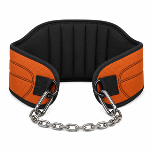 Cinturones de Neopreno de Alta Calidad para Entrenamiento con Pesas, Color Negro Mate, Cadena de Acero Resistente, con Diseño de Logotipo Personalizado - Product Image 6