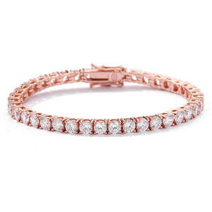 Excellent Quality Luxury Handmade Diamond <b>Bracelet</b> with Brilliant Sparkle for Wedding Jewelry <b>Sets</b> Available At Best Price - Product Image 3