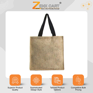 Personalización Posible para Bolsas de Yute Extra Grandes de Primera Calidad para Compras, Regalos, con Diseño de Logotipo Personalizado, Bajo Precio de Mercado - Product Image 2