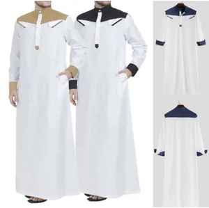 Classic <b>Men</b> Jubba Traditional Arabic <b>Thobe</b> Long Sleeve Muslim Clothing Wholesale Manufacturer <b>Men</b> Jubba - Product Image 6