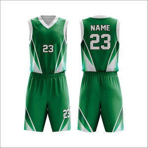 Uniforme de Baloncesto Unisex, Ropa Deportiva 100% Poliéster, Manga Corta, Transpirable, Ligero, Personalizado, Alta Calidad, MOQ Bajo - Product Image 3