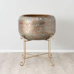 Support de plante en métal élégant pour la décoration de réceptions de mariage et d'événements, de haute qualité - Product Image 6