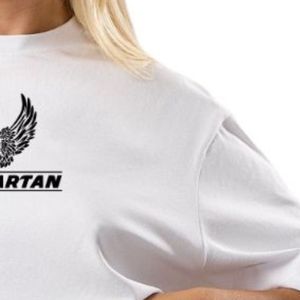 เสื้อยืดโอเวอร์ไซส์สีขาวสำหรับผู้หญิง ผ้าฝ้ายเนื้อนุ่ม คอกลม ทรงหลวม สวมใส่สบาย เหมาะสำหรับใส่พักผ่อน สตรีทแวร์ แฟชั่นเสื้อผ้าชั้นนำ - Product Image 6
