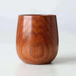 Wooden Mug Natural Wood Coffee <b>Tea</b> <b>Cup</b> Handmade Eco Friendly Drinkware Wholesale Bulk Supplier - Product Image 1