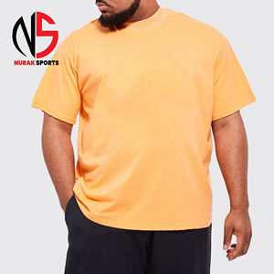 Camiseta de Alta Calidad, 100% Algodón, Ecológica, Estilo Hip Hop, Holgada, Talla Grande, Personalizada para Hombre, de Primera Calidad - Product Image 5