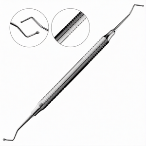 Polisseur à bille double extrémité avec pointes de 1 mm à 2 mm, manche creux, instrument dentaire de restauration d'amalgame, outil en acier inoxydable - Product Image 2