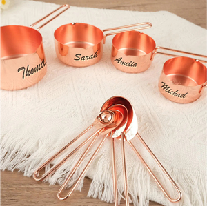 Copper Stylish <b>Measuring</b> Cups Set With Wired Handle Shiny Polished Kitchenware Handcrafted Reasonable Price <b>Measuring</b> <b>Tools</b> - Product Image 3