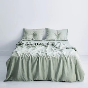 Ensemble de draps en lin pur à 100 %, respirants et durables, anti-déchirure - Product Image 5