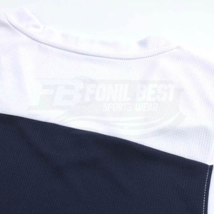 Nouveau style uniforme de basketball pour hommes, col en V, 100 % polyester, séchage rapide, respirant, écologique, 220 g, haute qualité, personnalisable - Product Image 3
