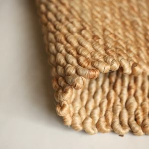 Jute TerraRope HoneyWeave Natural Textured <b>Mat</b> Handwoven Rustic <b>Floor</b> Rug Eco Friendly Jute Area <b>Mat</b> <b>for</b> <b>Home</b> Entryway Decor - Product Image 1