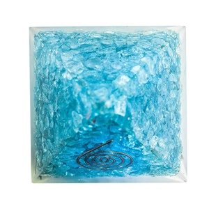 Meilleure vente Pyramide orgonite I Pyramide aigue-marine Orgone - Product Image 6