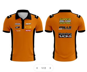 Créez votre propre vêtement de course automobile : veste de maillot légère, brodée par sublimation, grande taille, pour équipe de pitcrew et personnel. - Product Image 5