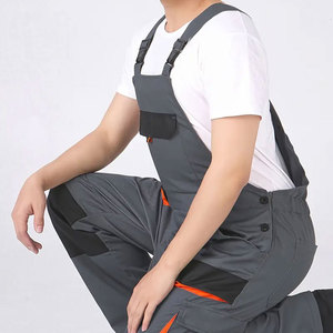 Combinaison de travail haute visibilité en polyester imperméable avec bandes réfléchissantes, respirante, uniforme de sécurité certifié CE/EU, résistante aux perforations - Product Image 6