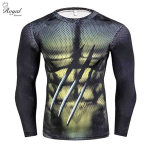 Rashguard personnalisé pour hommes BJJ, certifié IBJJF, compression, manches longues, MMA, grappling, Jiu Jitsu No Gi, polyester/spandex extensible - Product Image 4