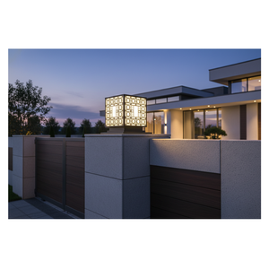 1-Year steel/inox Gate pillar light 3500K (Warm White) AC 220V( ± 10%) 300 lm LED Viet Nam CM Decor Outdoor/Wall/Villa/Garde - Product Image 1