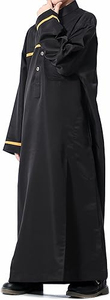 Black Color Kids <b>Thobe</b> Muslim Dress Cotton Polyester Islamic Thobes Kids Clothing for Boys Breathable Wholesale OEM ODM - Product Image 3