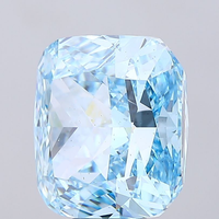 Diamante cultivado en laboratorio de calidad superior, color azul intenso, certificado por IGI, pulido excelente, CVD, piedra suelta para venta al por mayor.