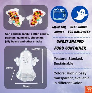 Boîte de rangement pour bonbons Kwang Hsieh Ghost en plastique transparent moulé par injection, qualité alimentaire, écologique, réutilisable, capacité 0-1L - Product Image 2