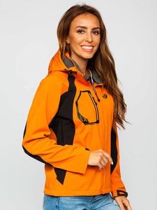 Newest Style Women's Softshell Jacket with Removable Hood - Product Image 2