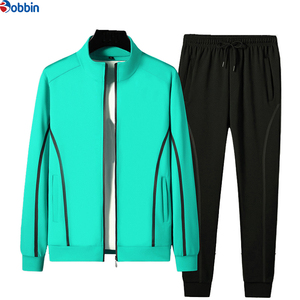 Customized Best selling Spring and Autumn Fashion Simple Leisure Loose Soft Comfortable Men's Long Sleeve Sports Hot Coat Set - Product Image 5