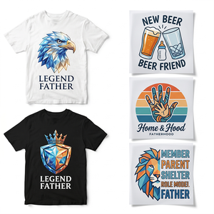 High Quality Durable Eco-Friendly Washable Soft Touch PET/Silicone Heat Transfer Iron-On Stickers for Garment Dishes Custom - Product Image 1