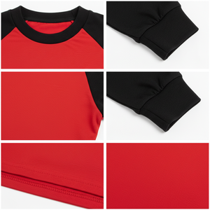 T-shirt à manches raglan personnalisé, t-shirt à manches longues en tricot, fabricant en gros - Product Image 6