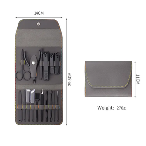 Luxurious High Quality Stainless Steel Infant Adult Manicure Pedicure Set 5 1 <b>Nail</b> Clippers Durable Portable Travel Grooming <b>Kit</b> - Product Image 1