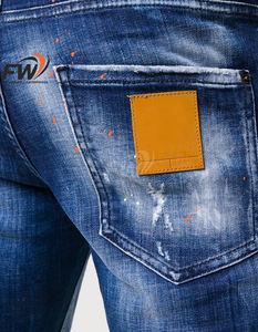 Nouveau Jean en Denim Premium pour Homme, Style Urbain, Effet Délavé, Séchage Rapide, Tissu Respirant et Léger, Vente Chaude - Product Image 5