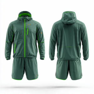 Ensemble imperméable homme femme, veste coupe-vent et short pour randonnée, camping, deux pièces unisexe - Product Image 5