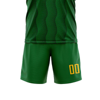 Setelan Jersey dan Celana Pendek Sepak Bola Cetak Berkualitas Premium dengan Warna yang Dapat Disesuaikan 100% Poliester Desain Unisex