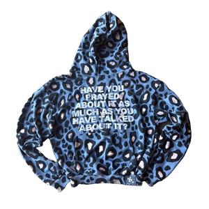 Sudadera con capucha pesada personalizada Fabricante Streetwear Cheetah Leopard Sudadera con capucha recortada de gran tamaño Camo Sudadera con capucha de gran tamaño Basics - Product Image 1