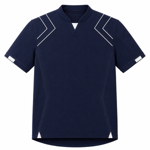 Camiseta de algodón de cuello redondo de dos tonos, personalizada, de peso pesado, para hombre, manga corta, estilo casual urbano, corte y confección, proveedor mayorista - Product Image 1