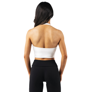 Top Deportivo Corto Tipo Halter Aura Lilly para Mujer, con Encaje, Elástico, para Gimnasio, Yoga, Entrenamiento, Uso Diario, Ajuste Premium - Product Image 3