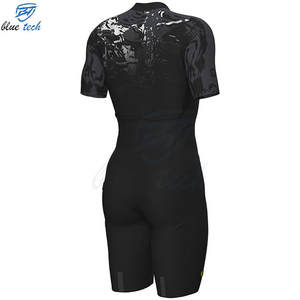 Ensemble de maillots de cyclisme personnalisés avec logo pour hommes, vêtements de vélo respirants, uniforme de vélo de route VTT, tissu à séchage rapide, services OEM - Product Image 2