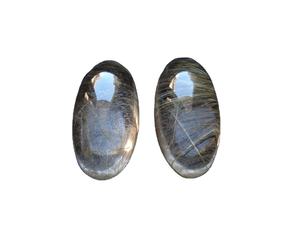 อัญมณีทรงรีจากธรรมชาติเป็น100% อัญมณีเจียระไนเป็นทองคำอัญมณีบำบัดแบบหลวม - Product Image 5