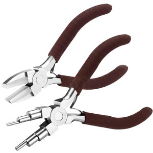 เครื่องมือทำเครื่องประดับ 2 ชิ้น คีมทำห่วง 6 in 1 สีน้ำตาล - Product Image 1