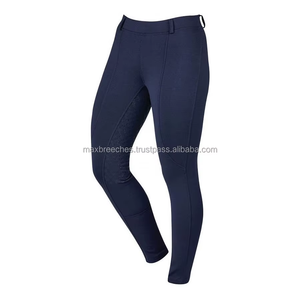 กางเกงขี่ม้าผู้หญิงผ้าฝ้ายแบบ Jodhpurs  ทนทาน  พร้อมซิลิโคนกันลื่นทั้งตัว  คุณภาพส่งออก  ใส่สบาย ยืดหยุ่นได้ - Product Image 1
