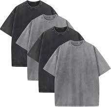 เสื้อยืดโอเวอร์ไซส์ลายกราฟิกสำหรับผู้ชาย สไตล์สตรีทแวร์ คุณภาพสูง ผ้าฝ้าย 100% ทรงบ็อกซี่ วินเทจ ล้างสีแบบแอซิดวอช ขายส่ง - Product Image 4